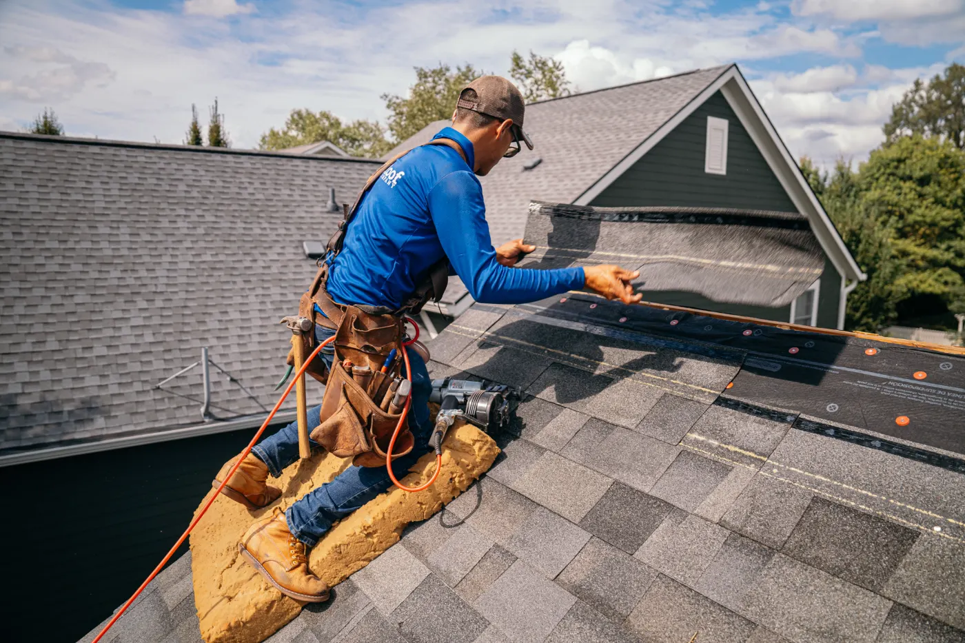 Manufacturer-certified roof installation in Village of West Clay