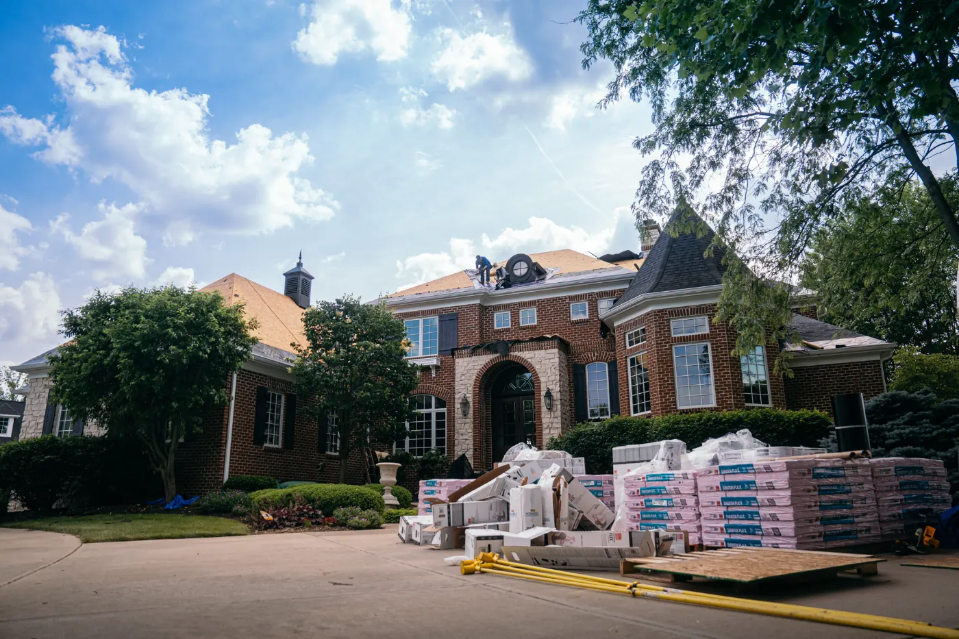 Commercial roof inspection documented in Village of West Clay